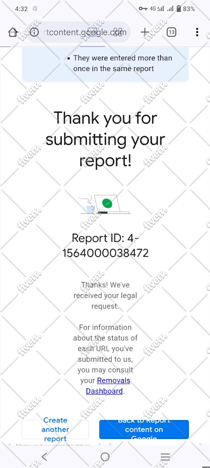 send counter dmca against fake notices to reinstate your content