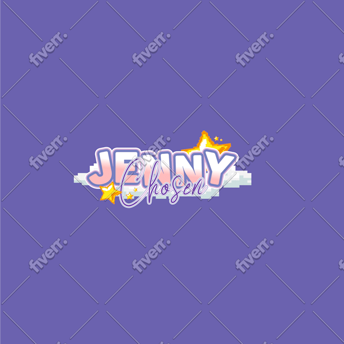design cute vtuber logo and streamer