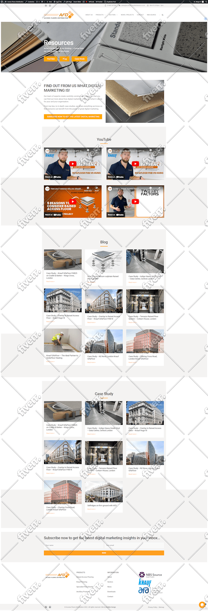 design a fast wordpress website with impreza theme and wpbakery