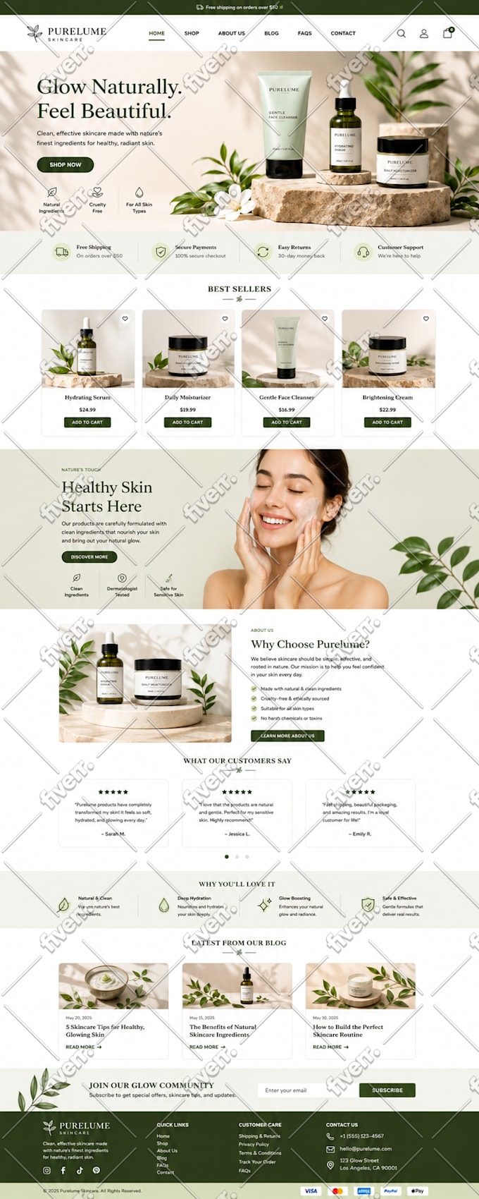 build a modern wix website, landing page and ecommerce store