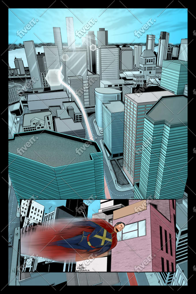 color your comic book and illustration