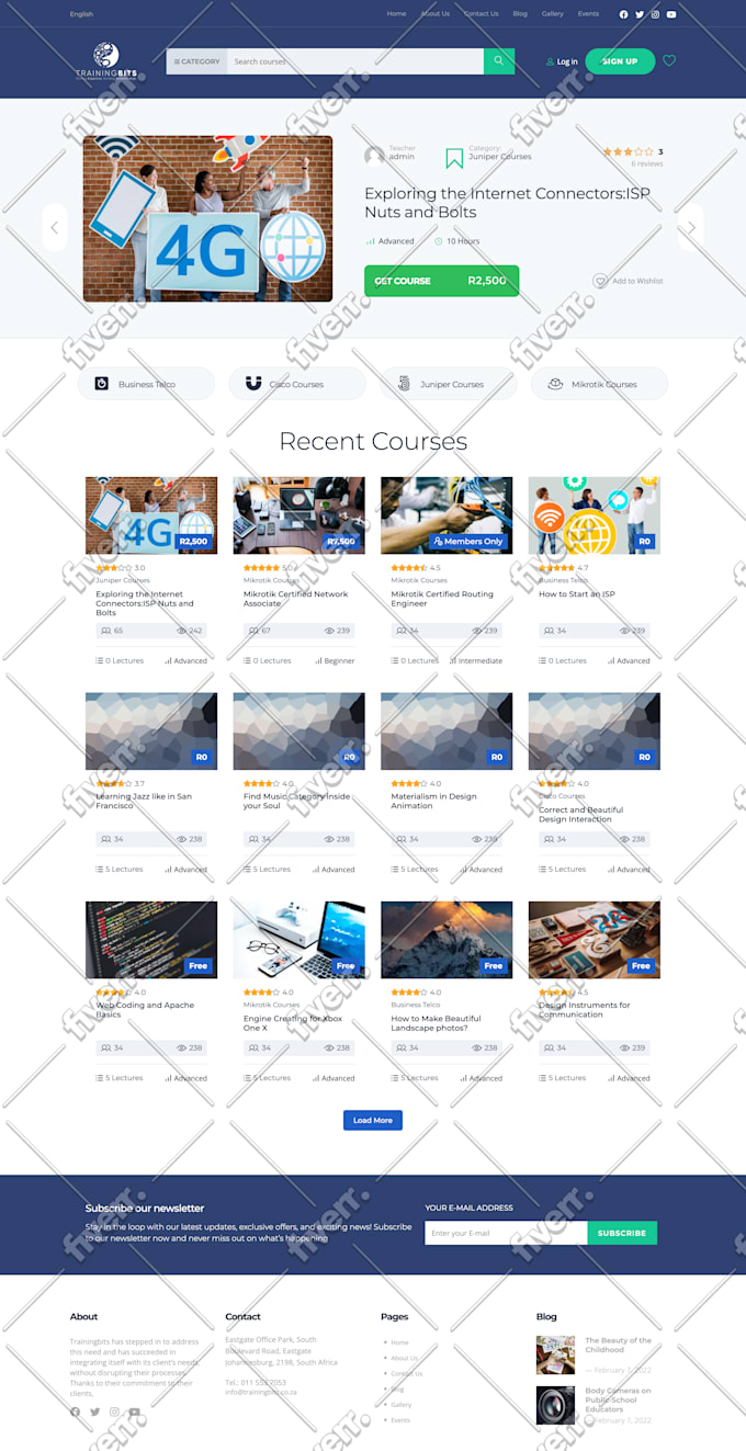 create an online course selling website on wordpress