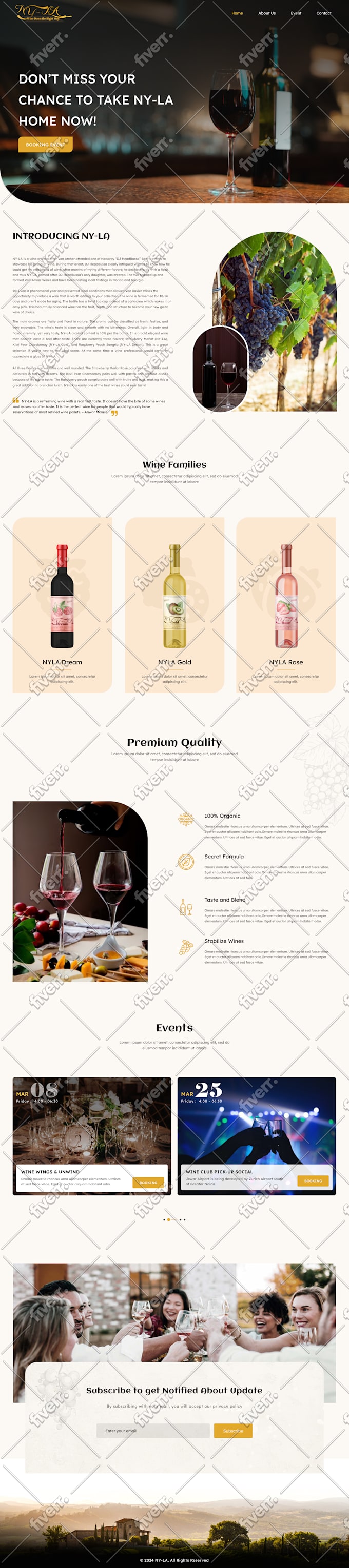 create a creative landing page, splash page, squeeze page
