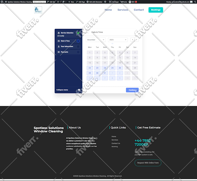 develop wordpress booking website or appointment system