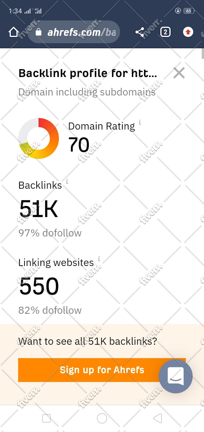 increase domain rating , ahrefs DR 75 with SEO backinks