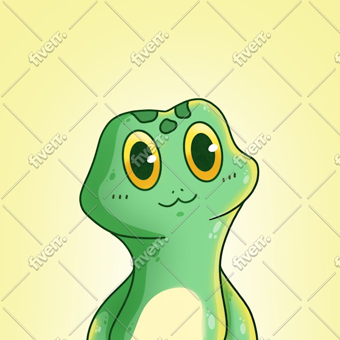 custom mascot cartoon avatar illustration for nft