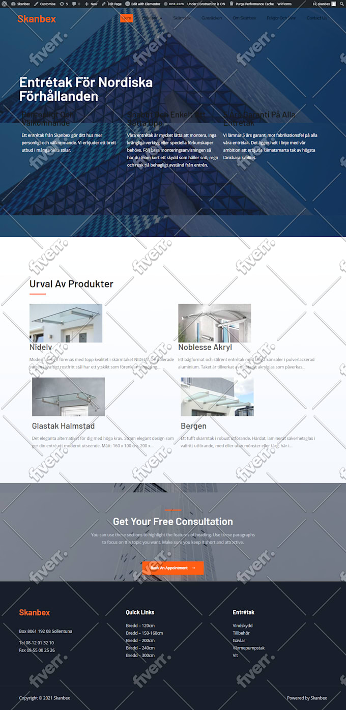 create responsive wordpress website and theme customization