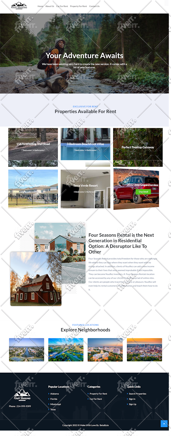 design a real estate website using wordpress elementor
