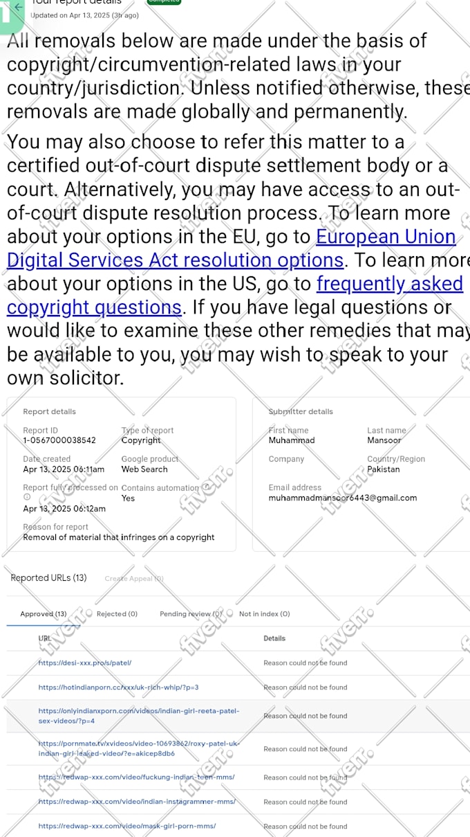remove leaked onlyfans content under dmca