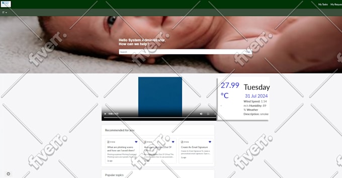 work on servicenow itsm, portal, cmdb basic, integration,nowmobile,scripting