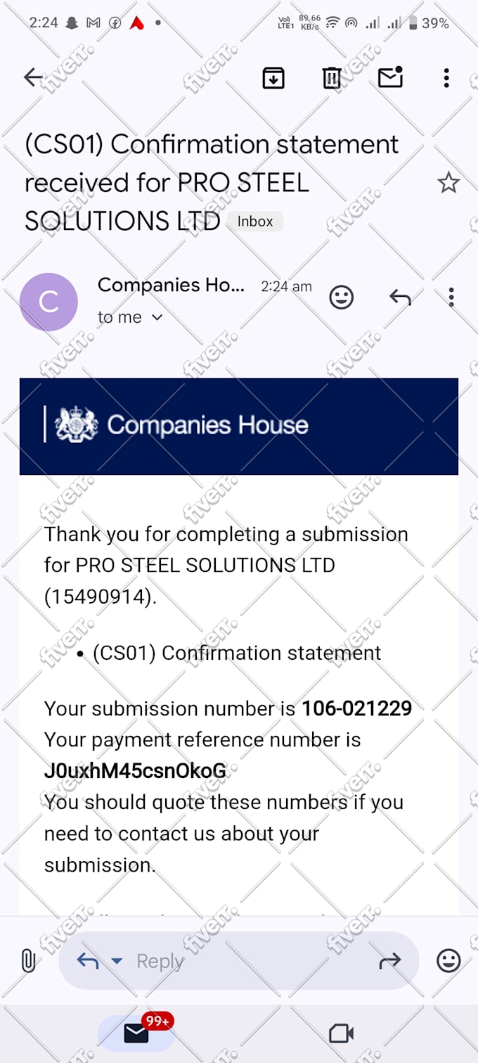 file confirmation statement for UK company