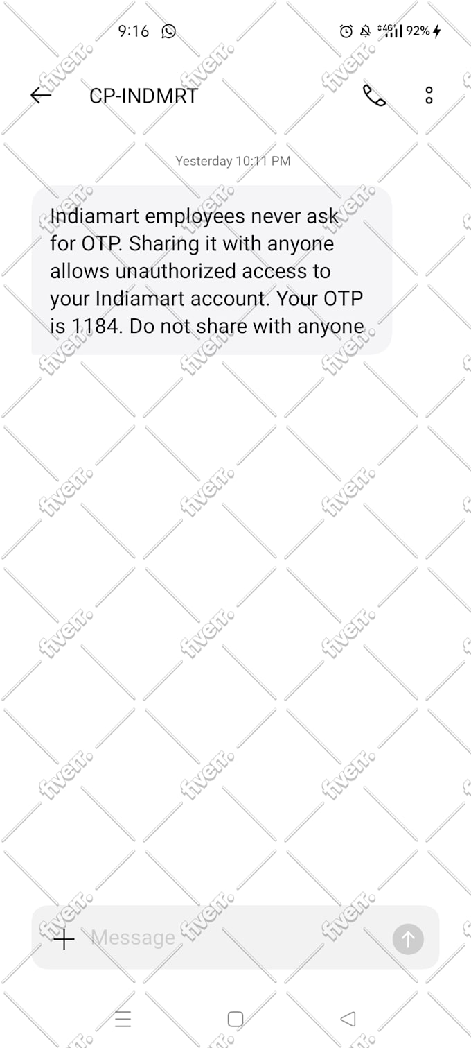 any service from india