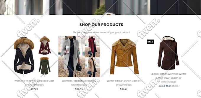 do dropshipping store design or shopify store redesign