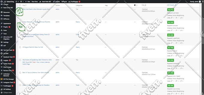 do blog posting, content upload as virtual assistant or wordpress va