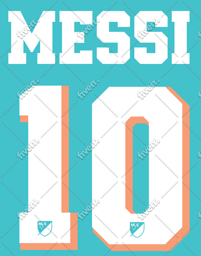 jersey number set design