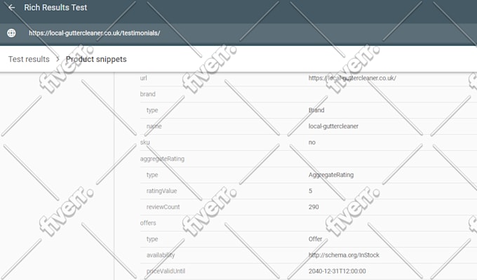 do schema markup, star rating for website rank high on google search