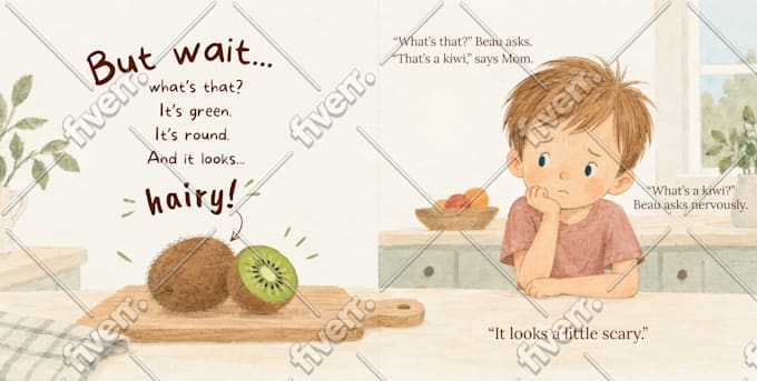 create childrens book illustrations for KDP