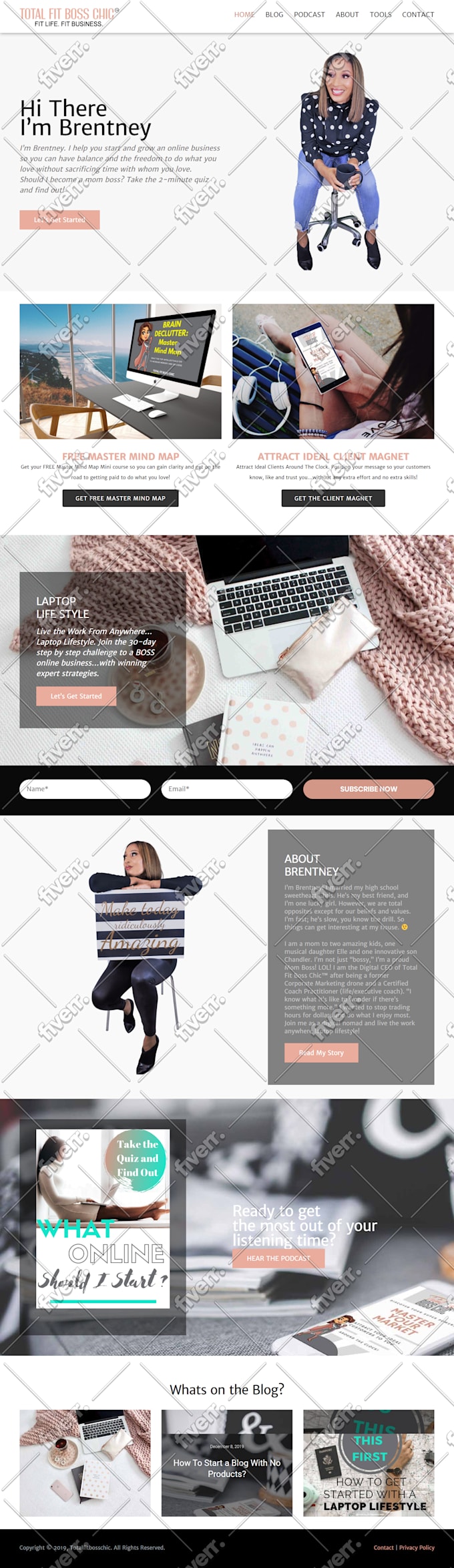 develop perfect business wordpress website