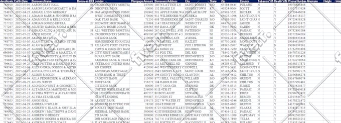 do excel data entry, copy paste, web research, and email list building