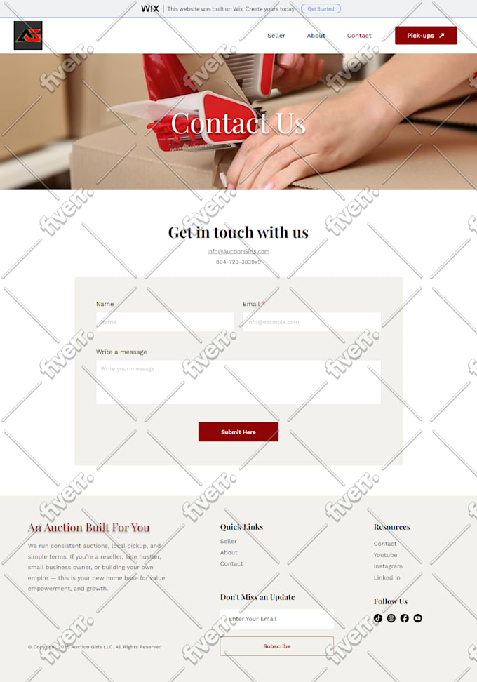 design and redesign a modern wix website for your business