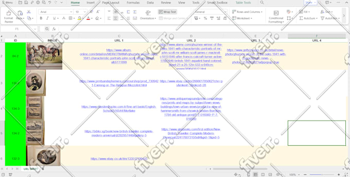 do excel data entry,  web research, list address, find email
