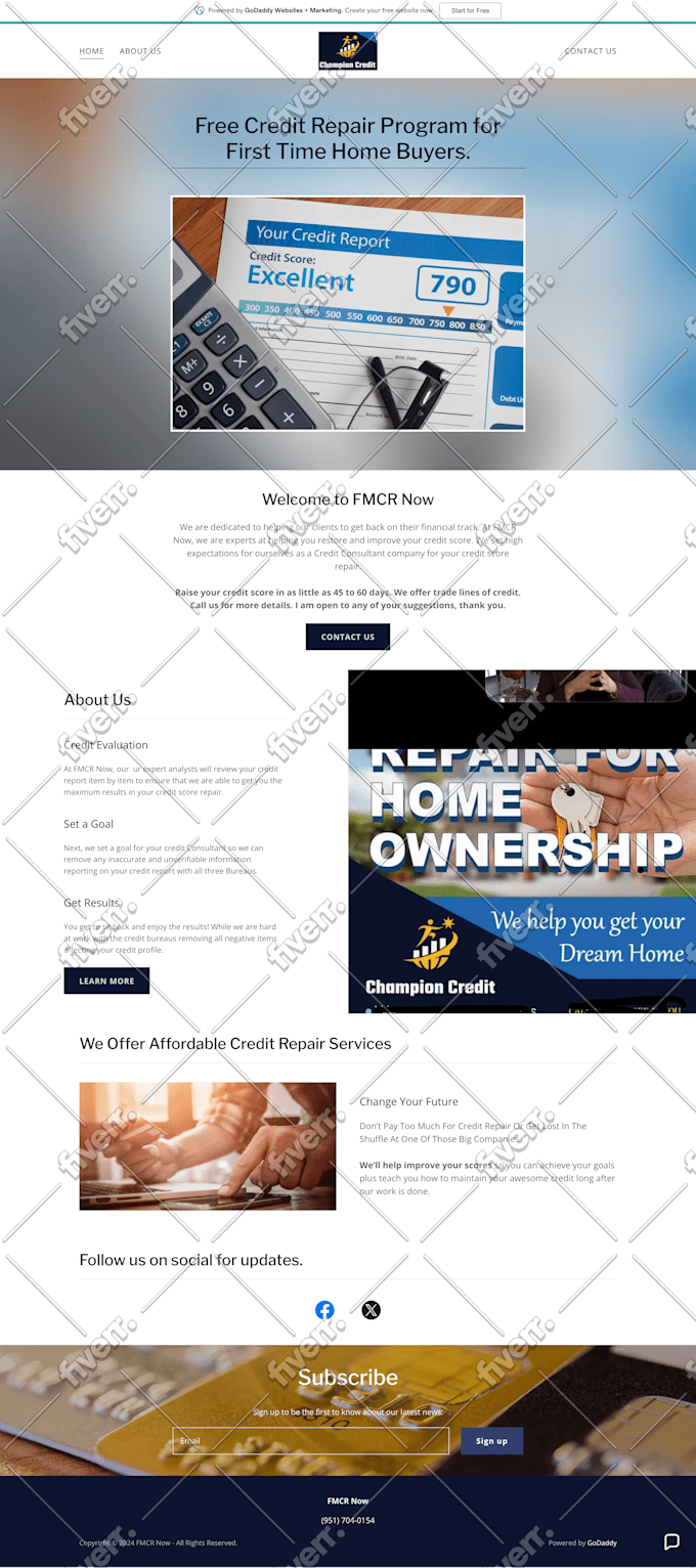 Credit repair sales funnel, credit repair website, repair landing page ...