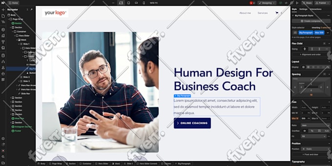 design a error free website using webflow