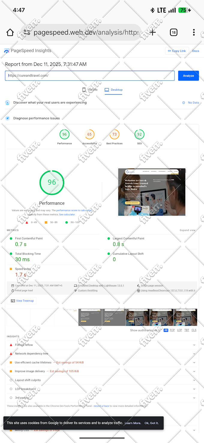 do wordpress speed optimization and improve core web vitals