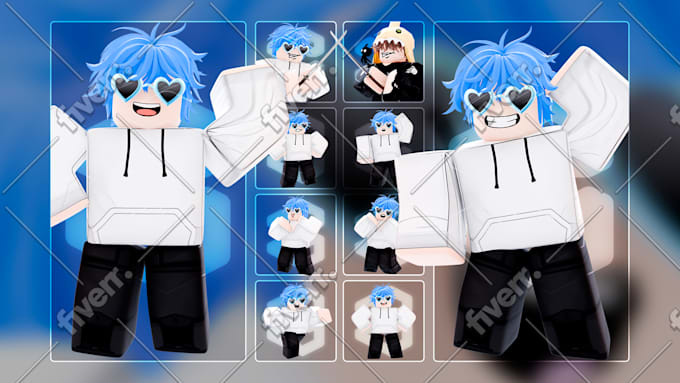 make a pack of roblox render poses for you