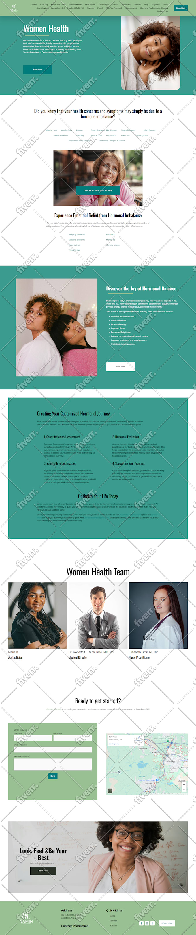 beautiful squarespace website design or squarespace redesign
