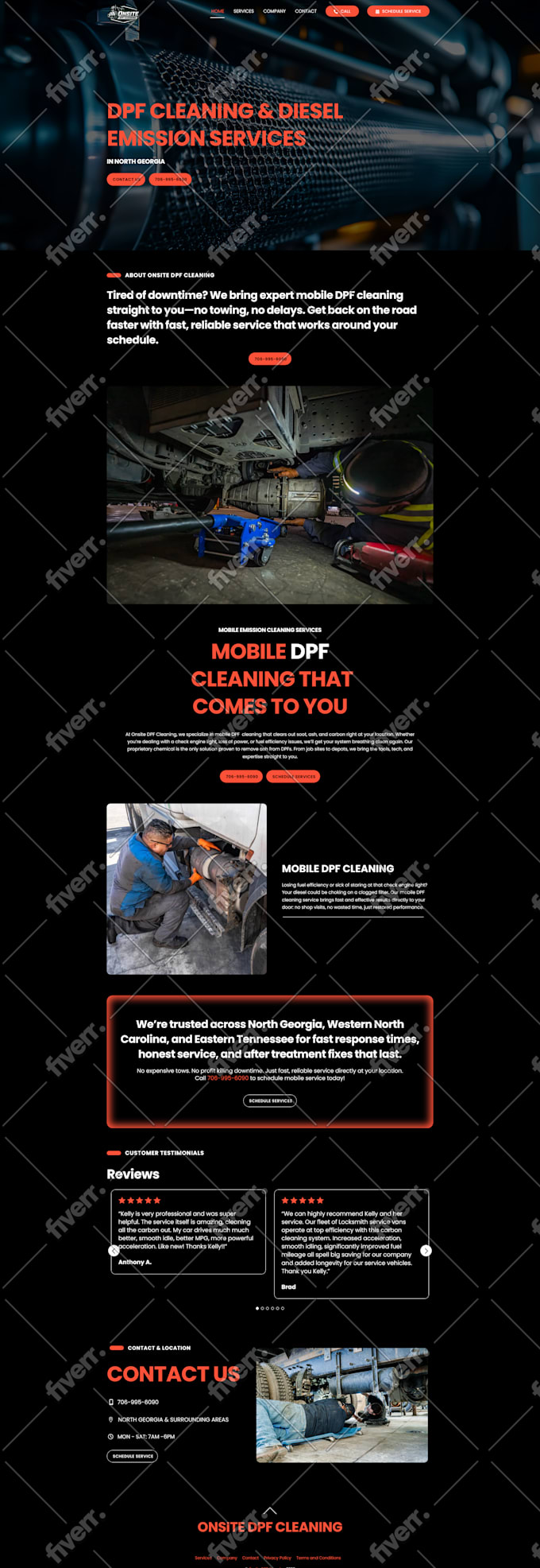 create and design wordpress website