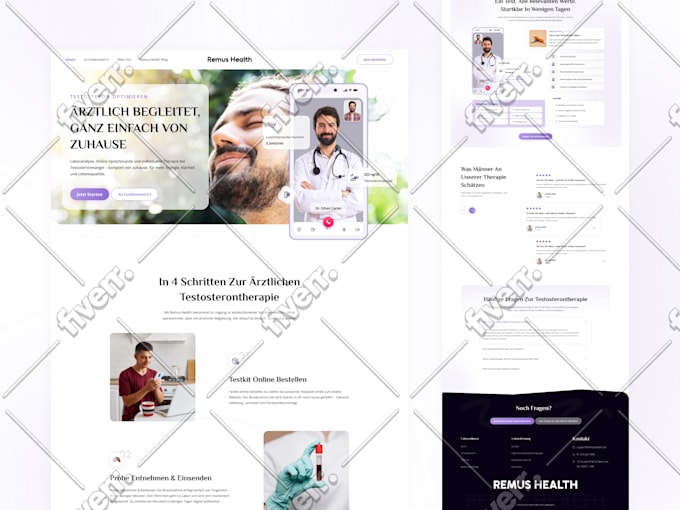 do awesome website ui ux design or landing page in figma