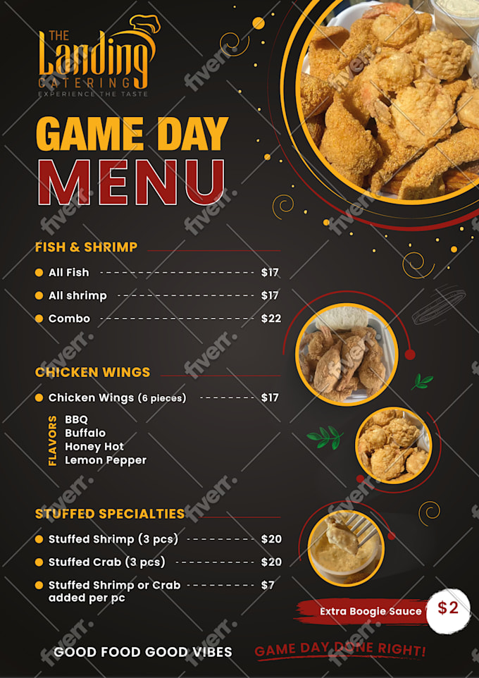 do an amazing menu design, food menu, restaurant menu design