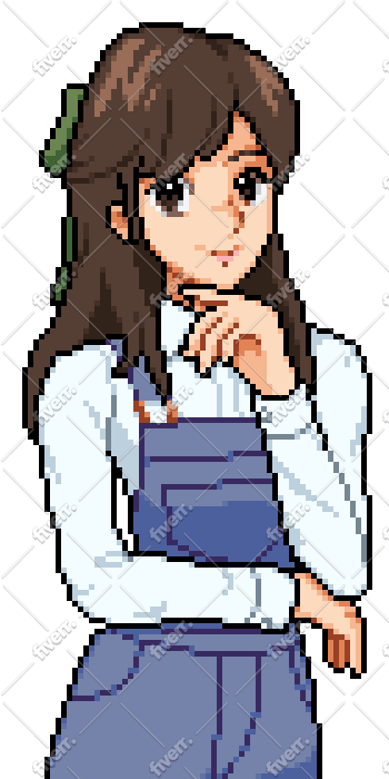 draw a custom portrait in stardew valley style