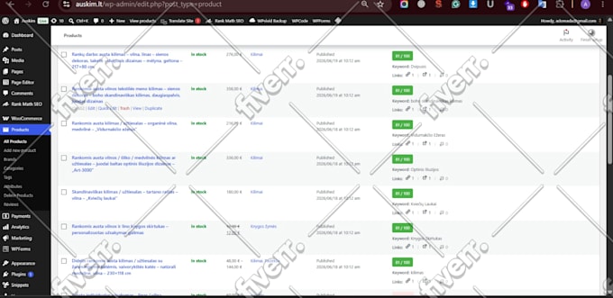 do onpage seo geo aeo service for wordpress shopify wix squarespace website