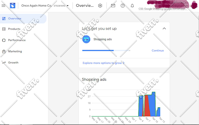 create google shopping ads and fix merchant center issue
