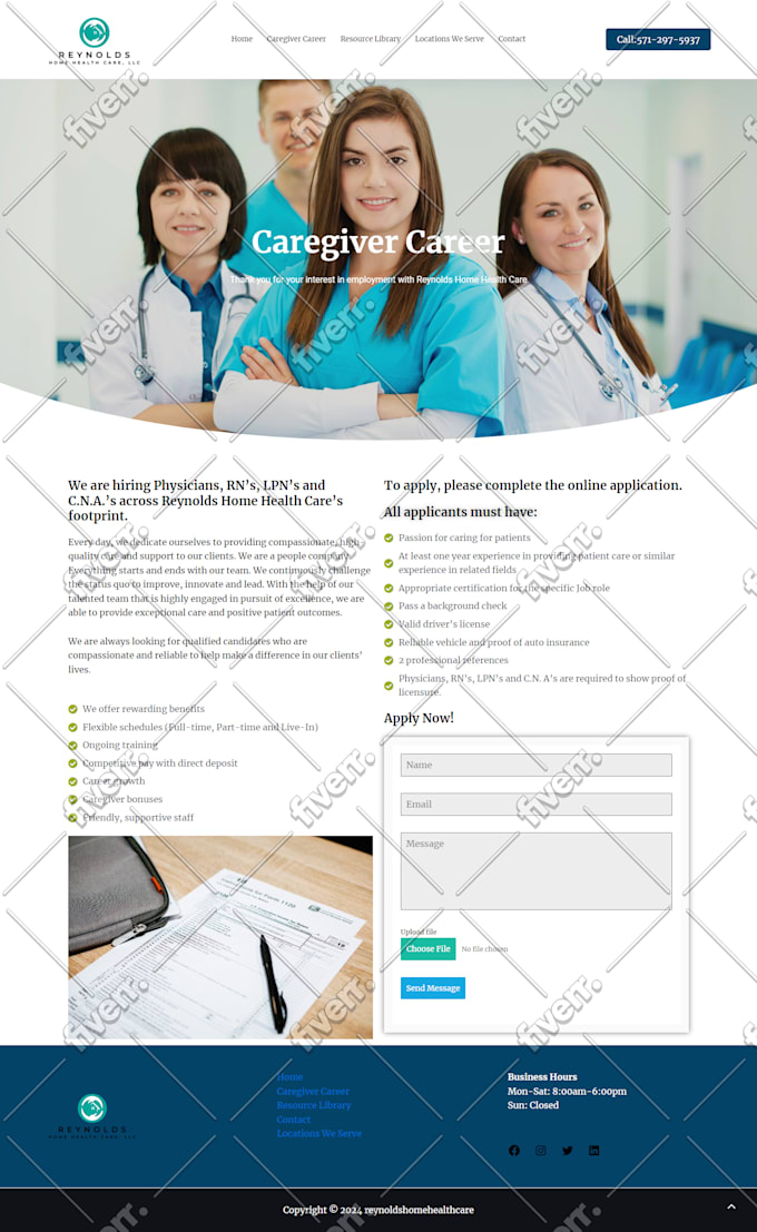 design or redesign business responsive wordpress website