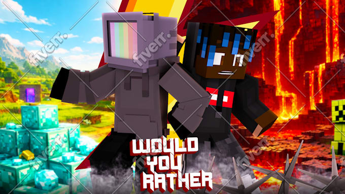 create clickable minecraft thumbnails
