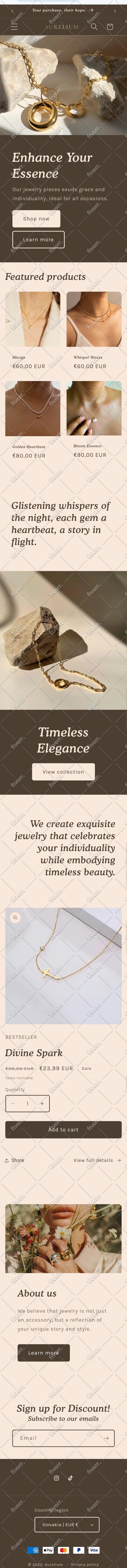 shopify website, design and redesign, premium dropshipping store design