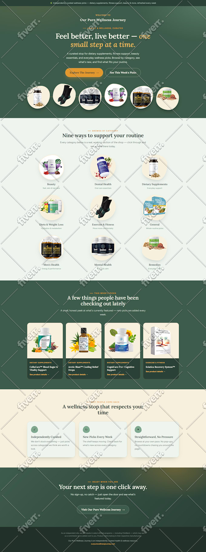 design a stunning high converting affiliate bridge page or landing page design