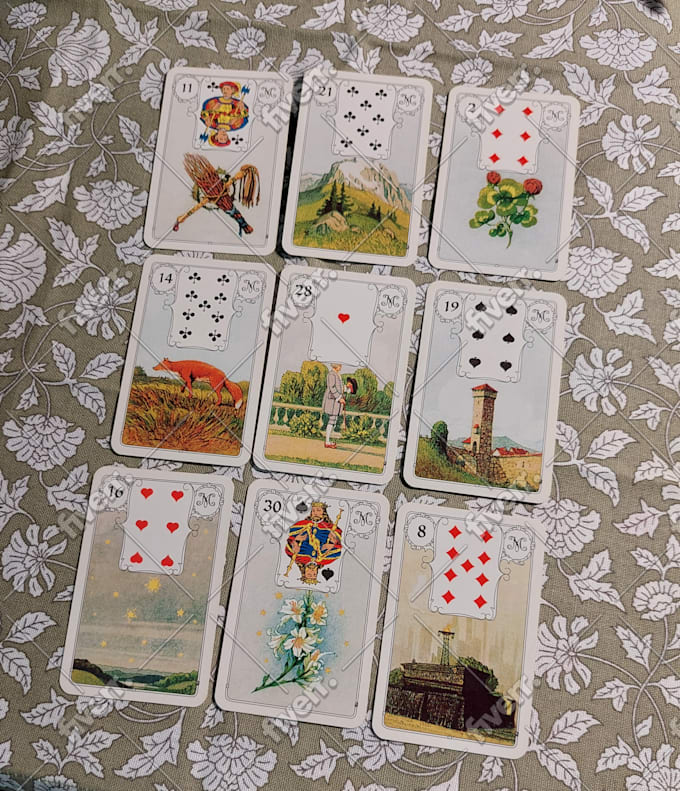 do an express lenormand cards reading for you