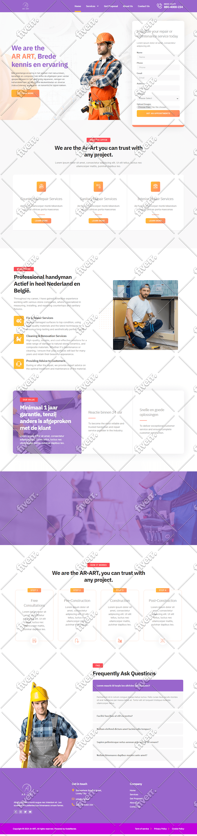 convert prototype xd psd ai figma to wordpress elementor template