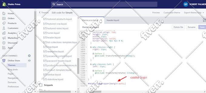 do shopify small tweak
