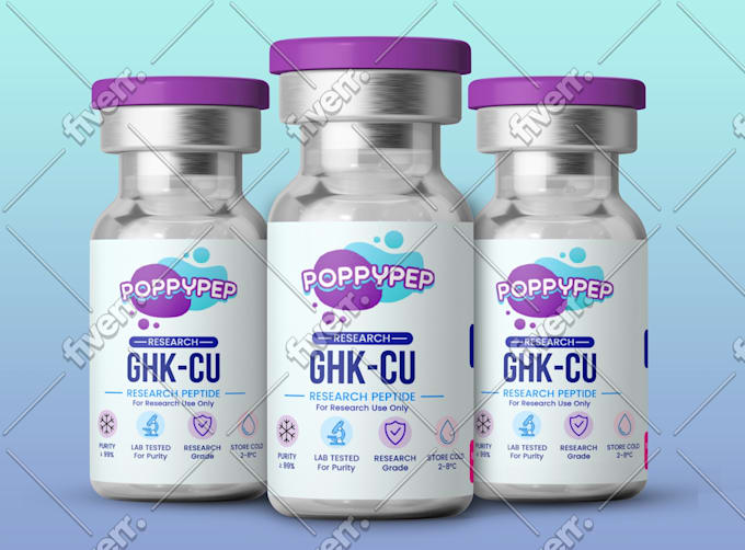 design modern supplement, peptide and product label design