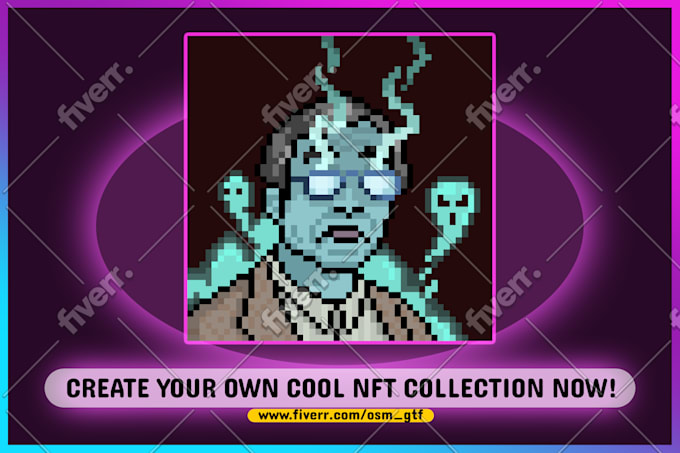 create amazing pixel art nft