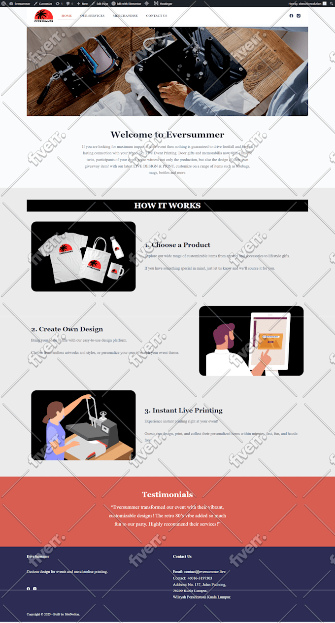 create or redesign your wordpress website