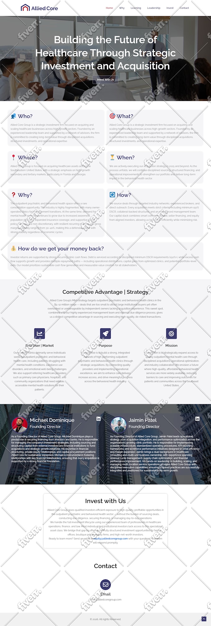 design awesome one page wordpress website in 24 hours