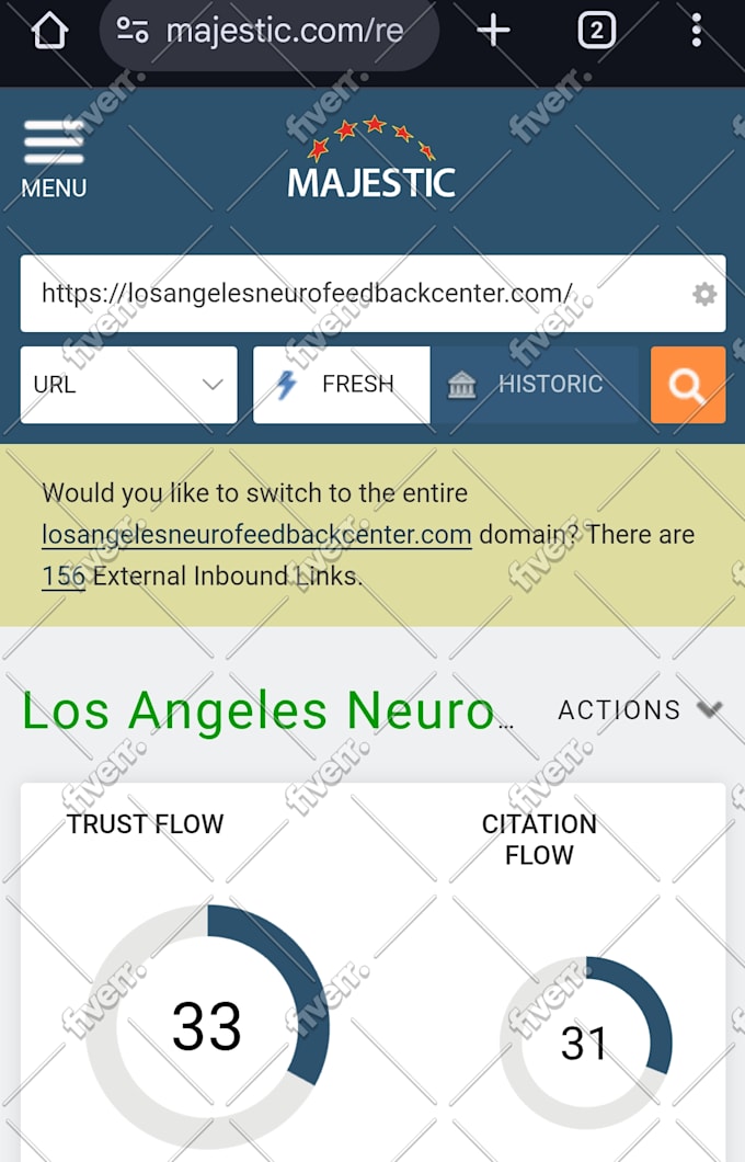increase your website trust flow tf to 40 plus