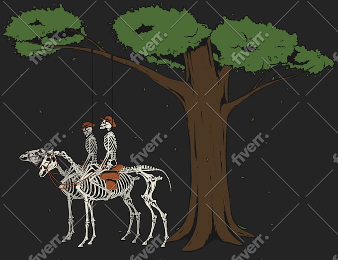 draw cool skeleton design