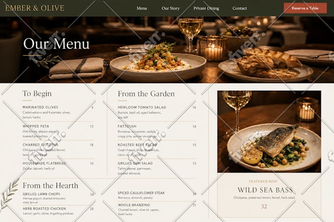 design and create a webpage or website